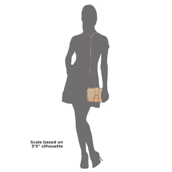 Longchamp Extra-Small Amazone Chain-Strap Leather Shoulder Bag (Nude) - Picture 3 of 10